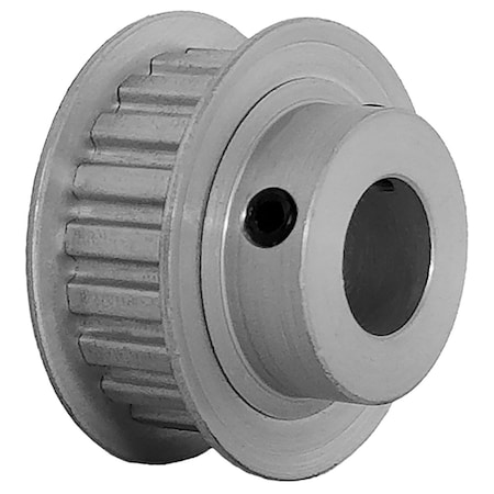 B&B Manufacturing 20XL037-6FA7, Timing Pulley, Aluminum, Clear Anodized,  20XL037-6FA7